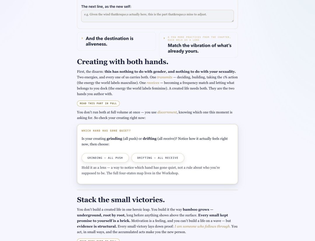 Create with both hands